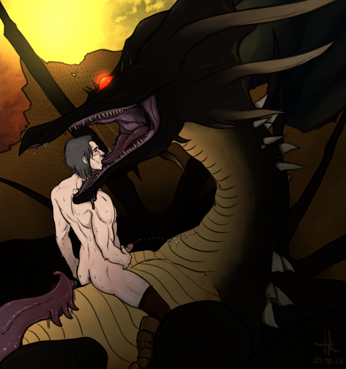 Black Dragon Kalameet (Dark Souls) Rule 34 Image