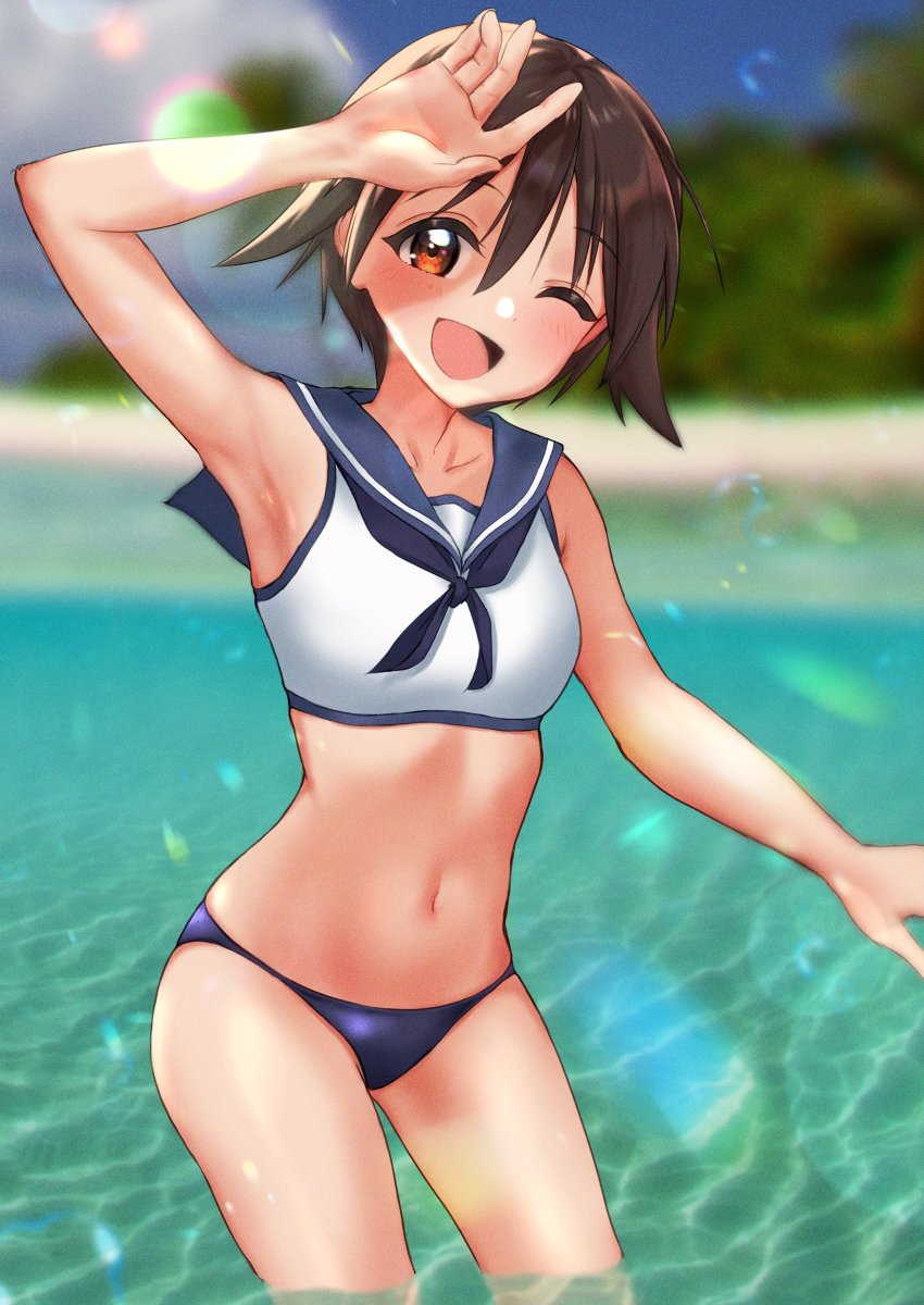 Miyafuji Yoshika (Strike Witches) Rule 34 Image