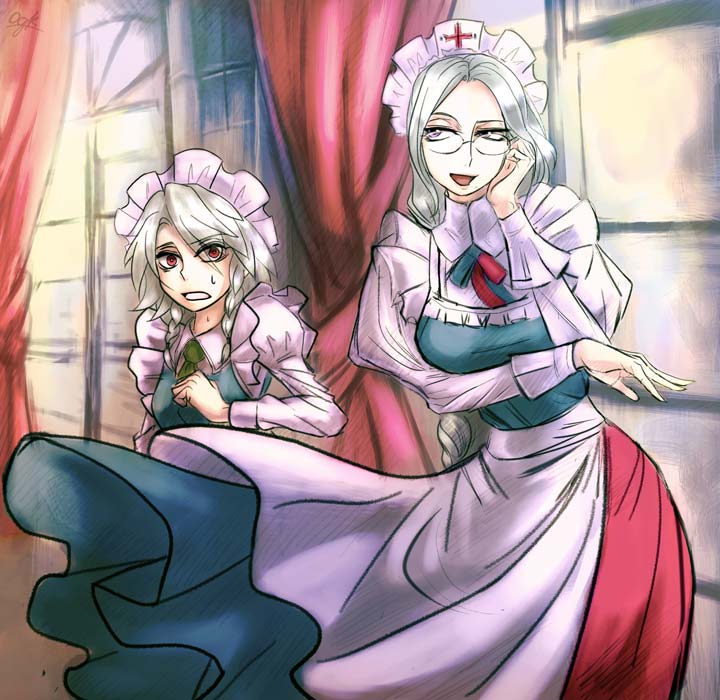 Izayoi Sakuya (Touhou) Rule 34 Image