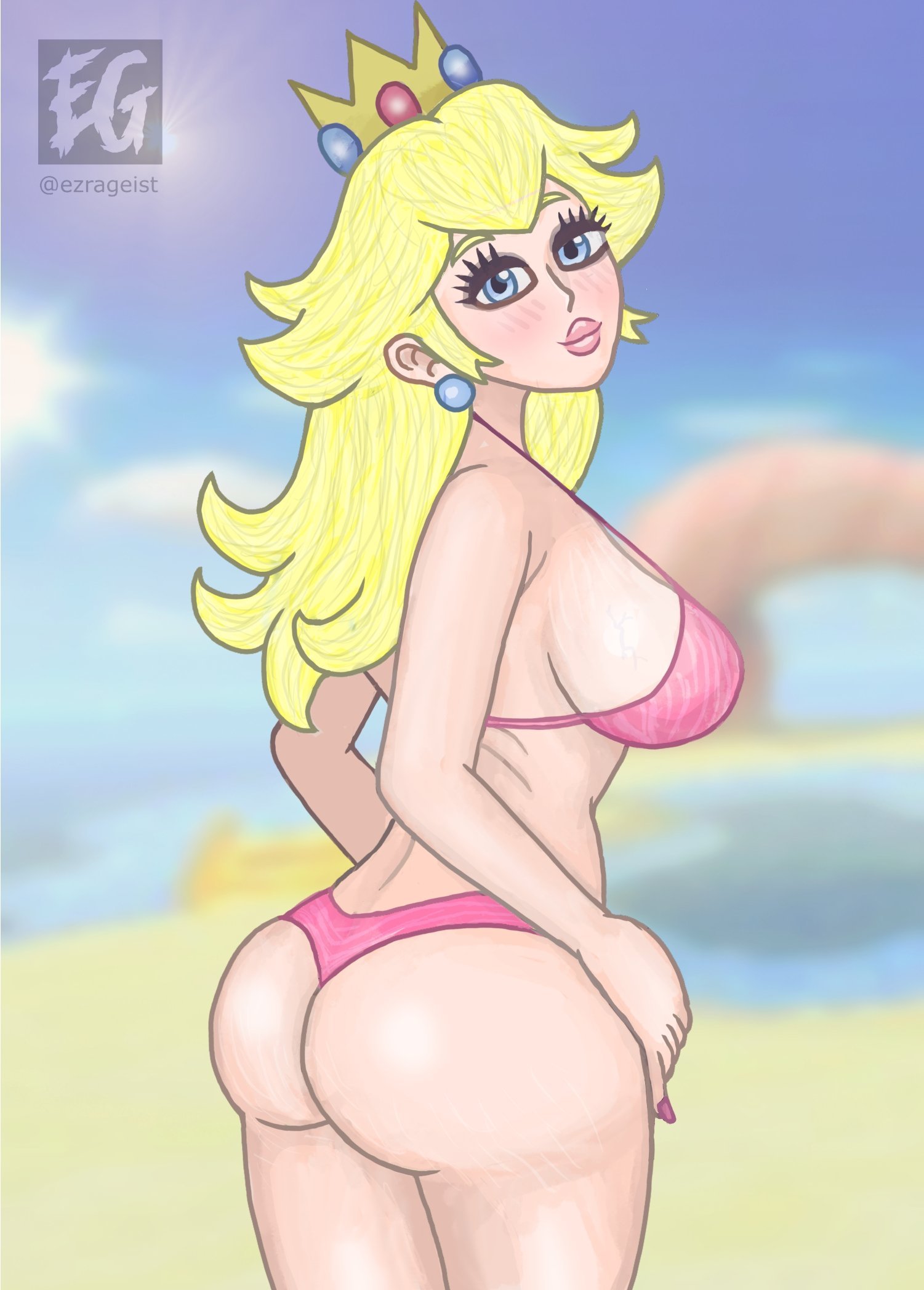 Princess Peach (Mario (Series)) Rule 34 Image
