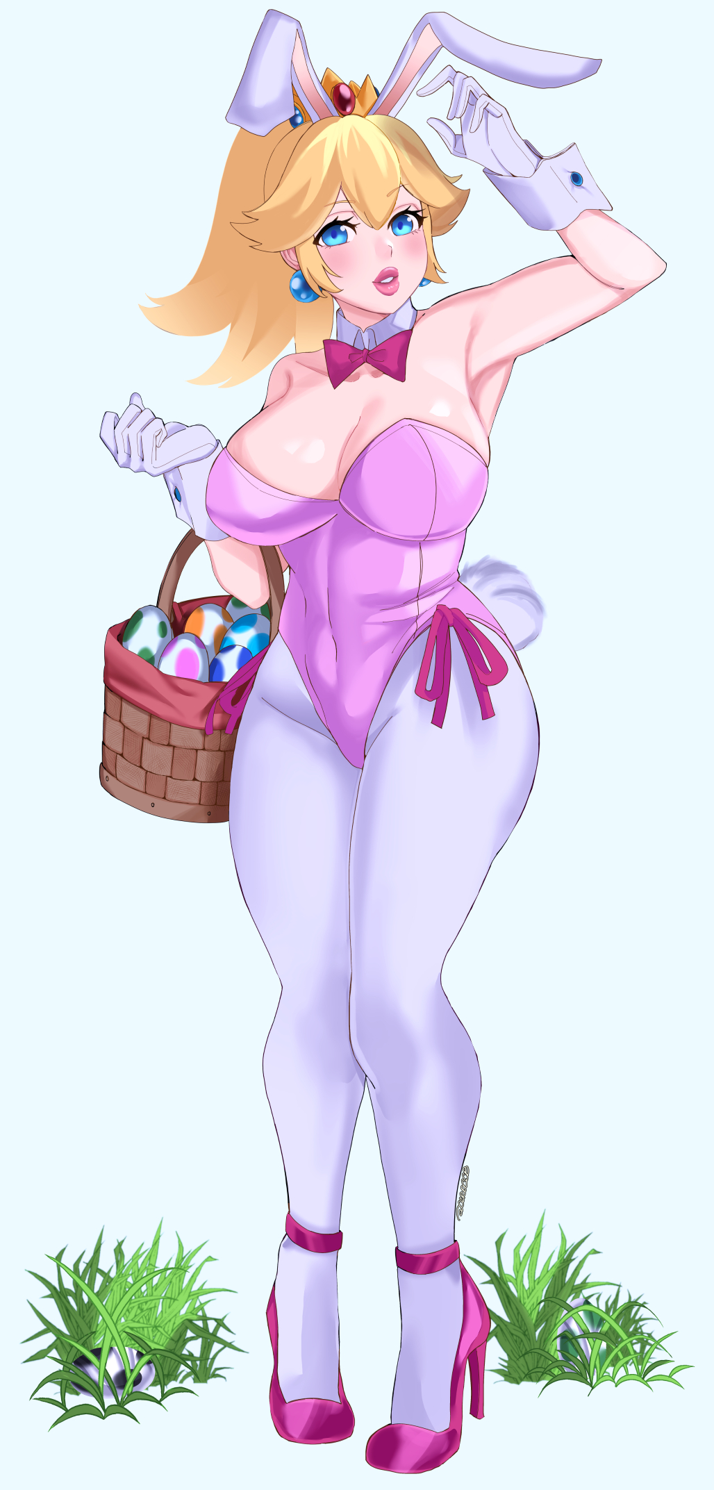 Princess Peach (Easter) Rule 34 Image