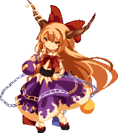 Ibuki Suika (Touhou) Rule 34 Image