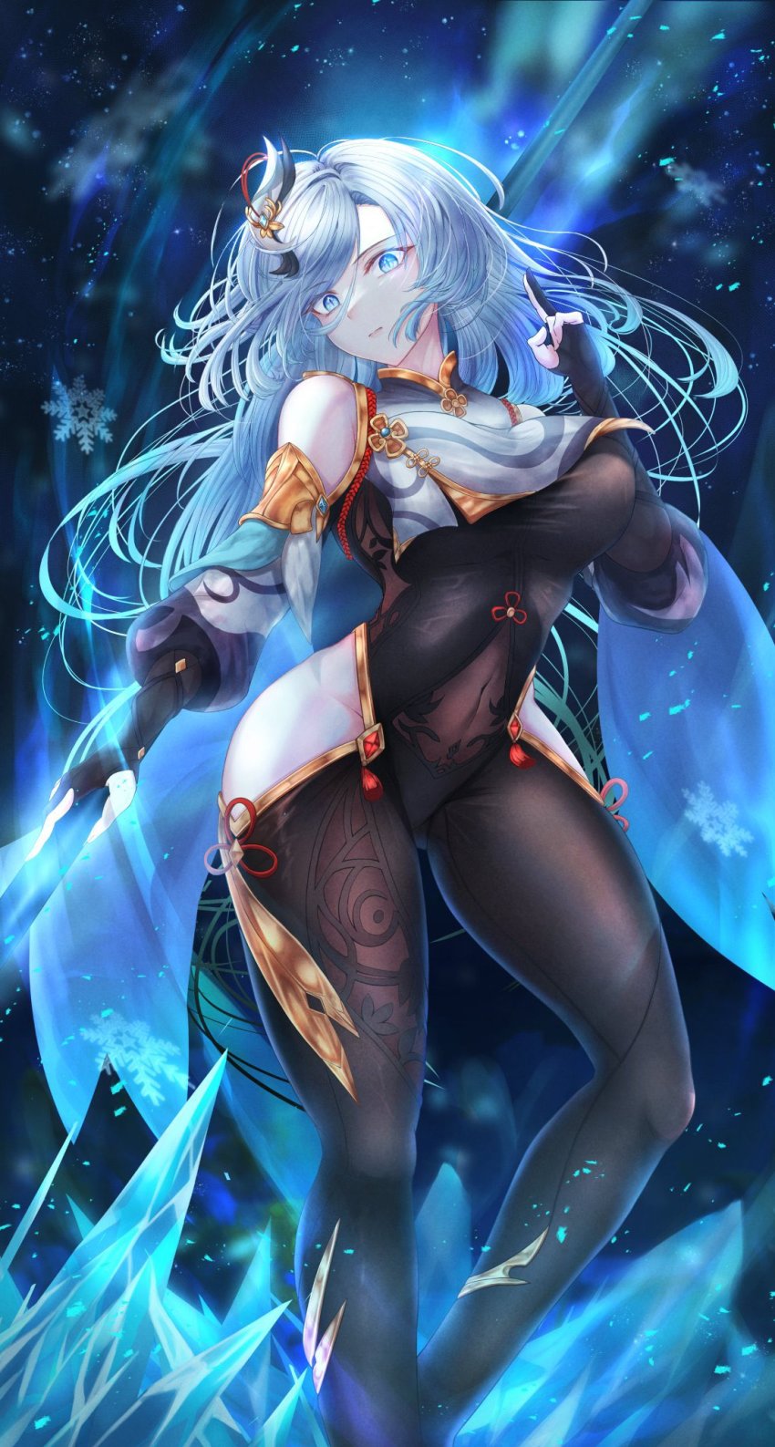 Shenhe (Genshin Impact) Rule 34 Image