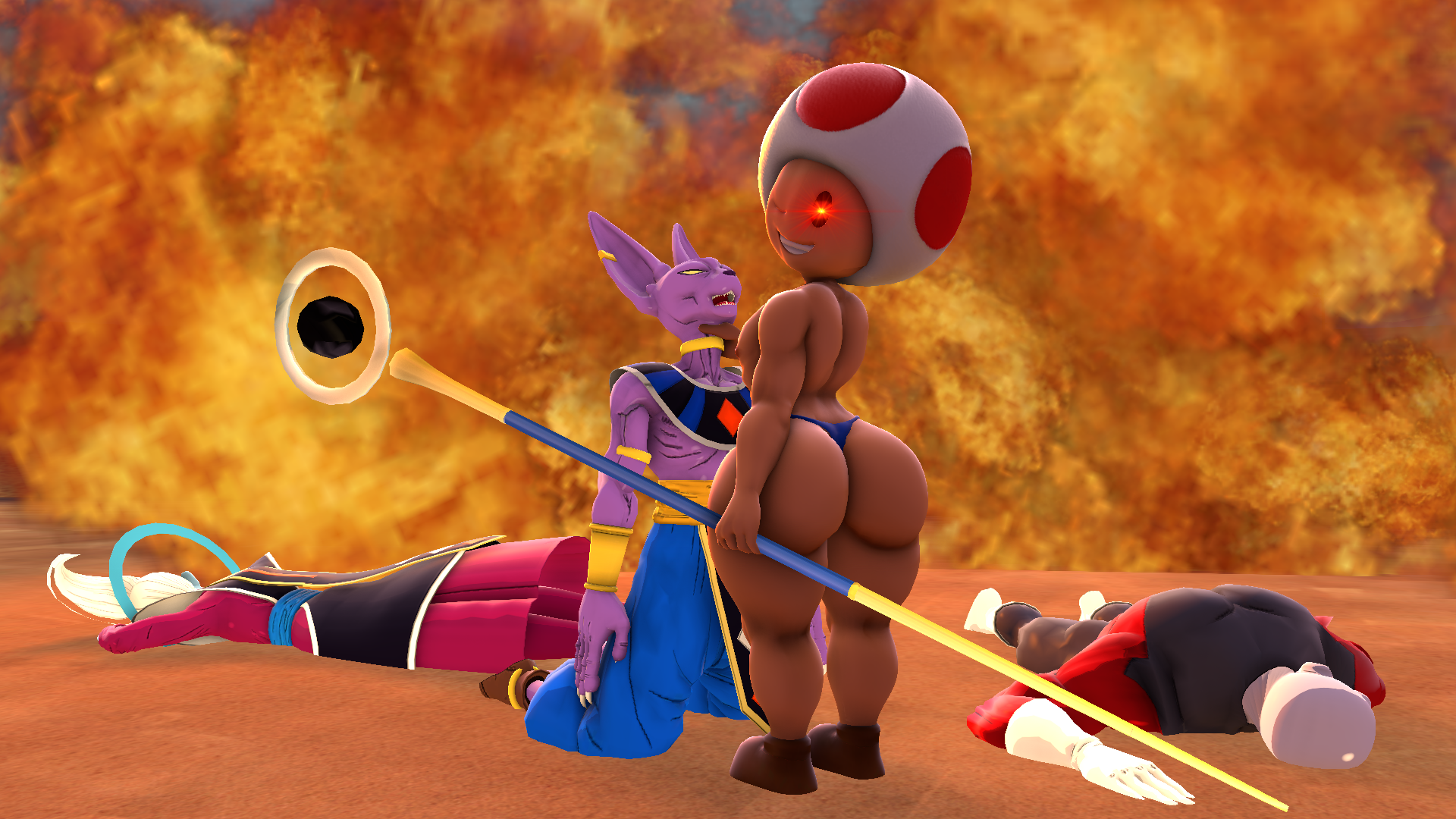 Beerus (Dragon Ball) Rule 34 Image