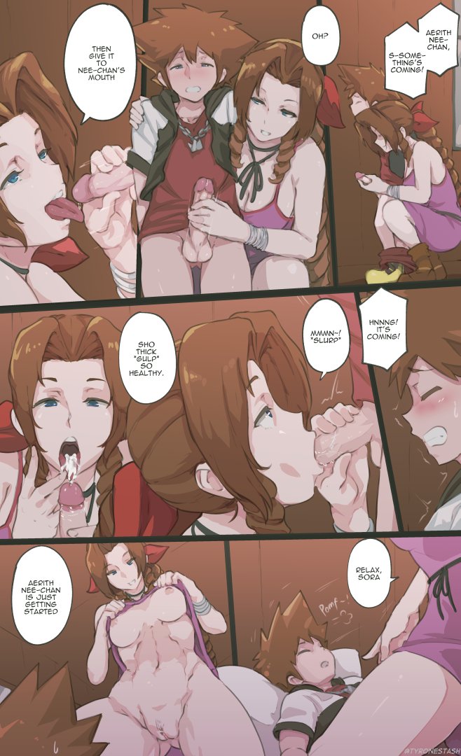 Aerith Gainsborough (Final Fantasy) Rule 34 Image