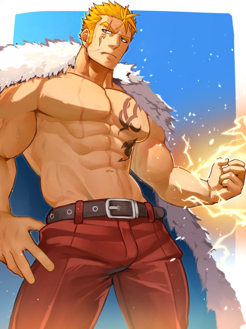 Laxus Dreyar (Fairy Tail) Rule 34 Image