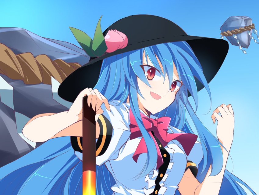 Hinanawi Tenshi (Touhou) Rule 34 Image