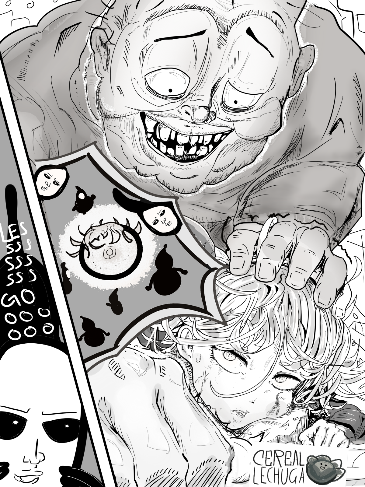 Black Sperm (One-Punch Man) Rule 34 Image