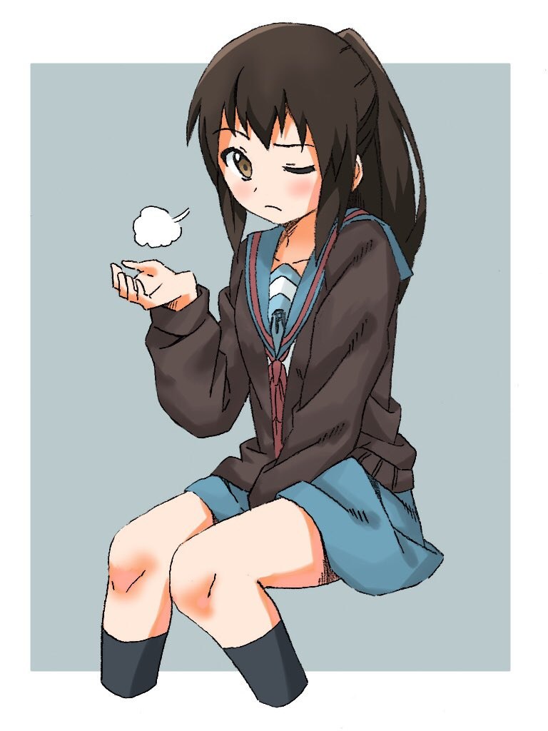 Kyonko (Suzumiya Haruhi No Yuuutsu) Rule 34 Image