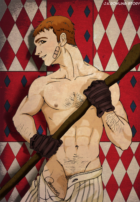 Oliver Wood (Harry Potter) Rule 34 Image