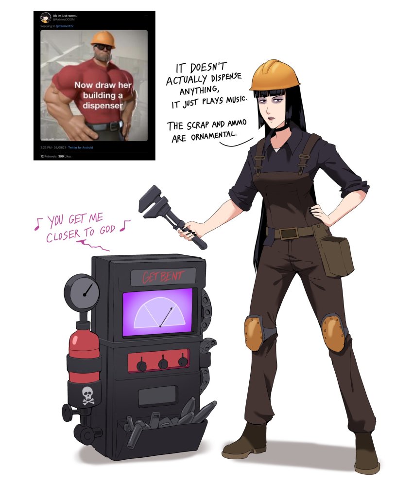 Engineer (Tf2) (Cosplay) Rule 34 Image
