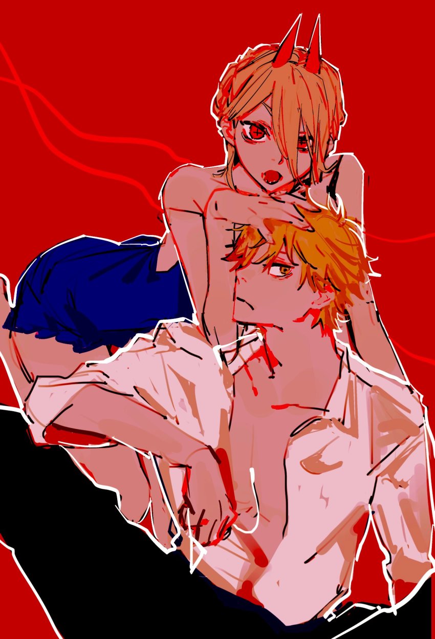 Denji (Chainsaw Man) Rule 34 Image
