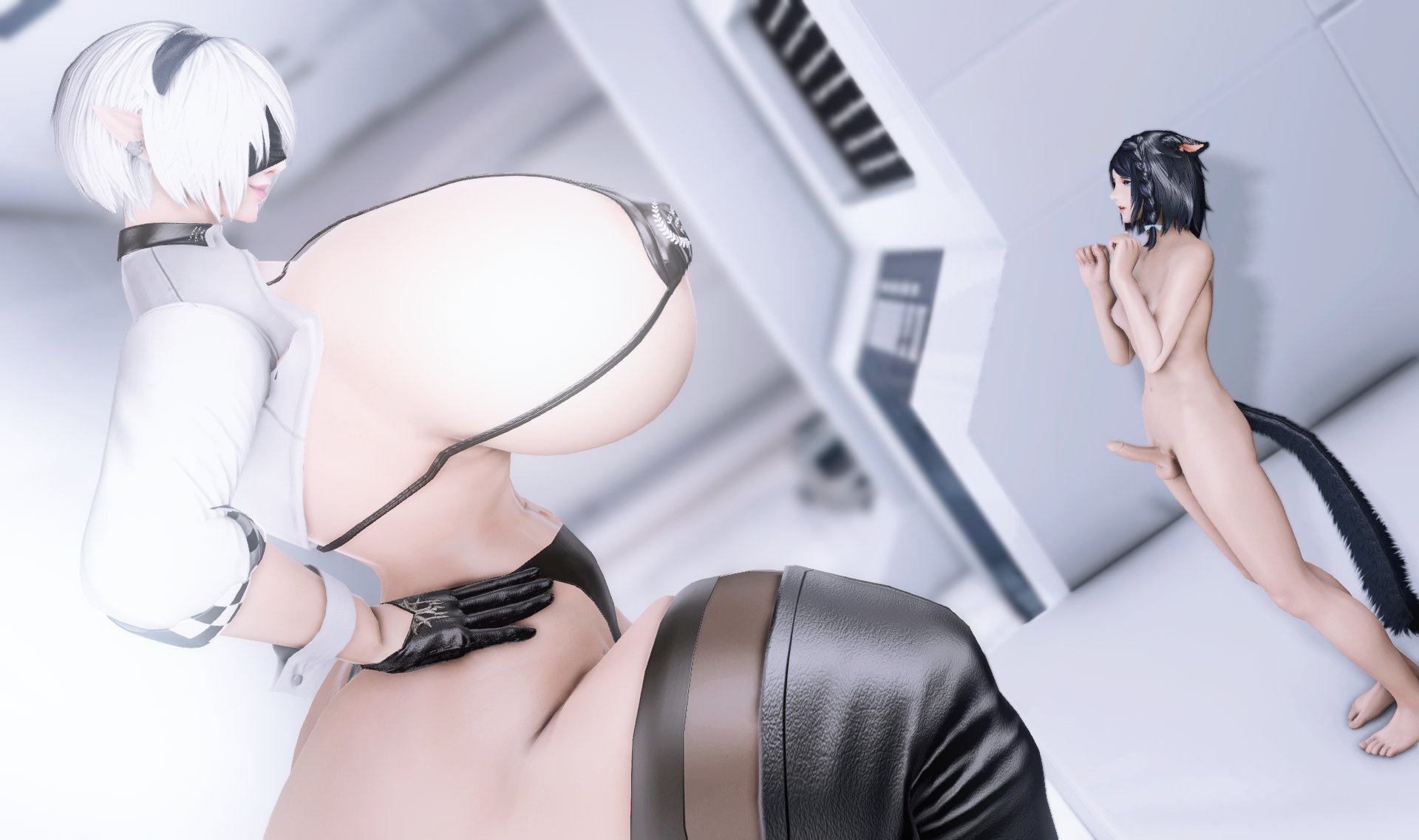 Yorha 2b (Nier) Rule 34 Image