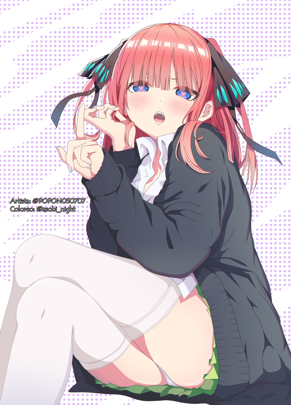 Nakano Nino (Go-Toubun No Hanayome) Rule 34 Image
