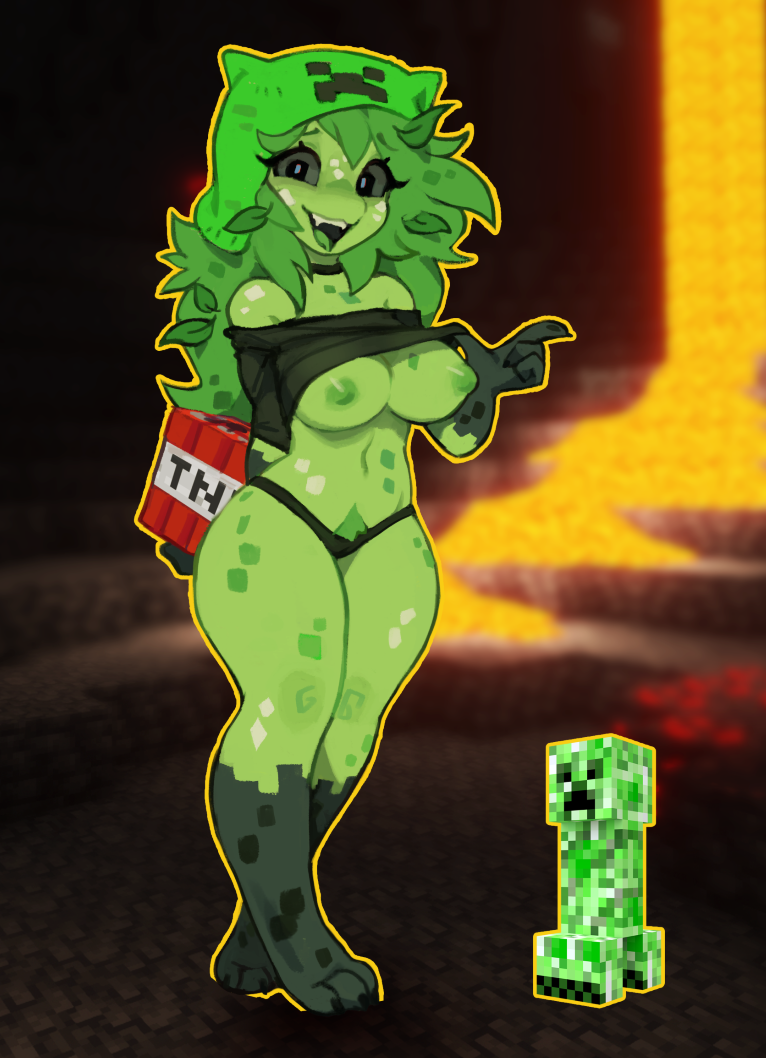 Creeper (Minecraft) Rule 34 Image