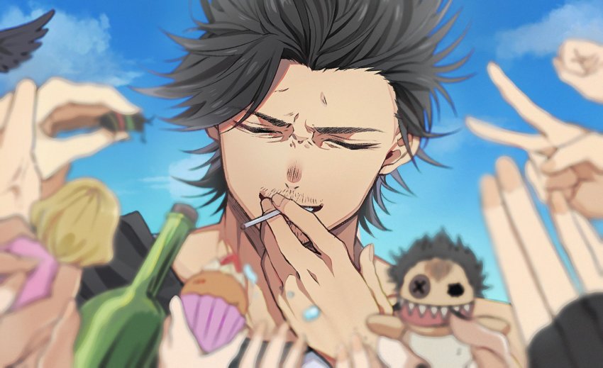 Yami Sukehiro (Black Clover) Rule 34 Image