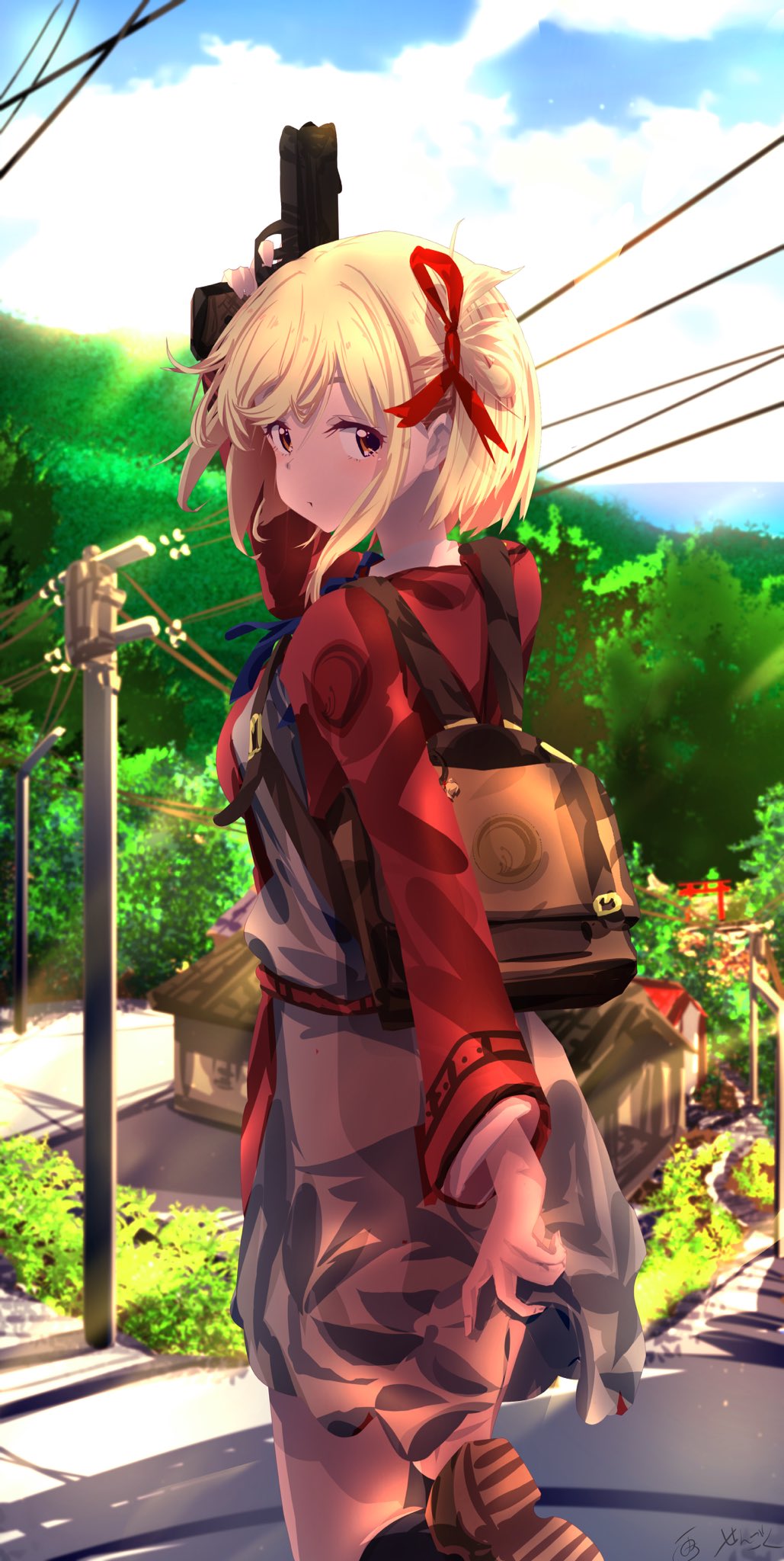 Nishikigi Chisato (Lycoris Recoil) Rule 34 Image