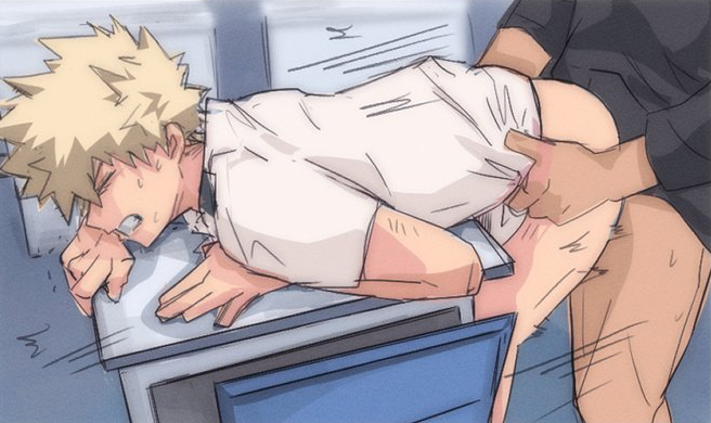 Katsuki Bakugou (My Hero Academia) Rule 34 Image