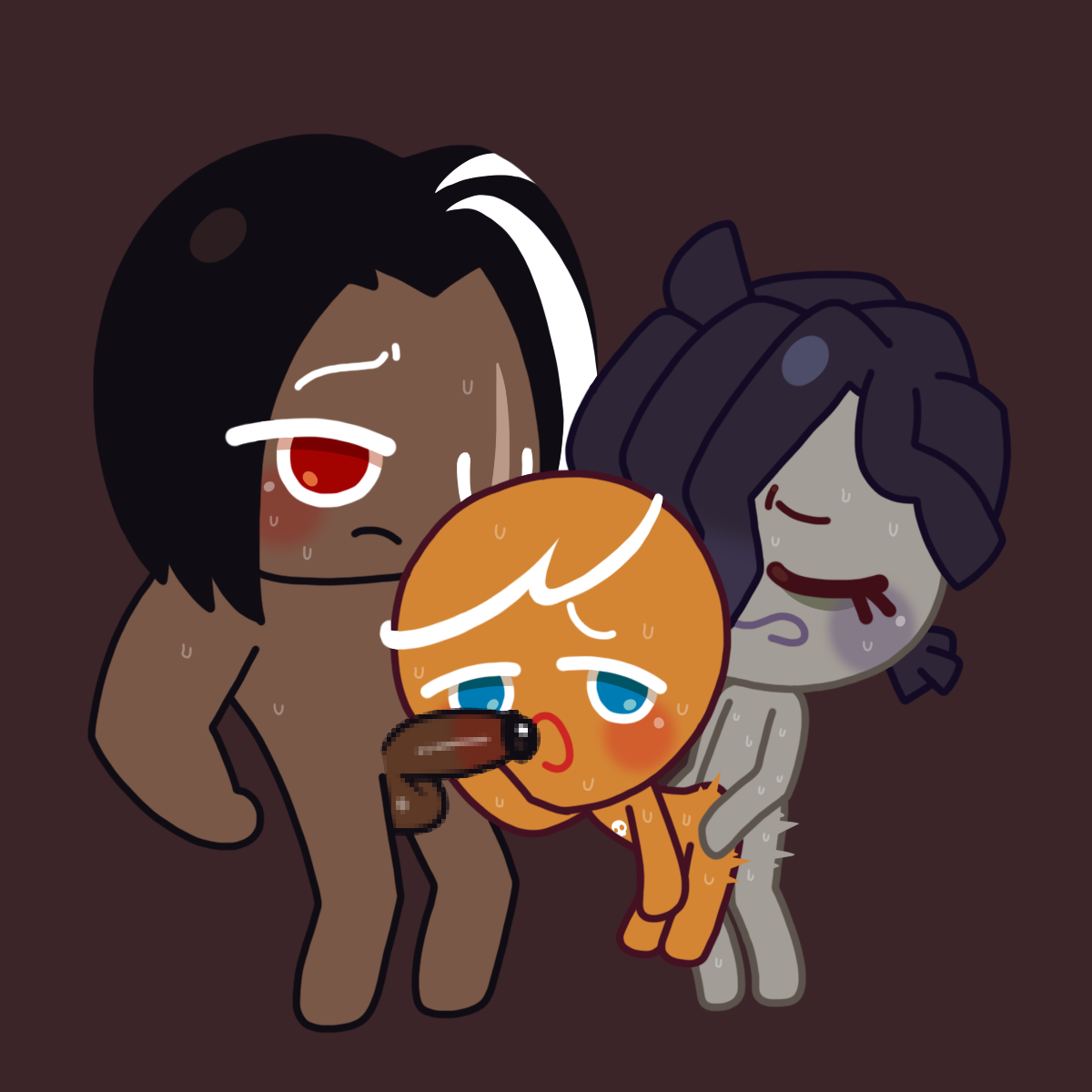 Dark Choco Cookie (Cookie Run) Rule 34 Image
