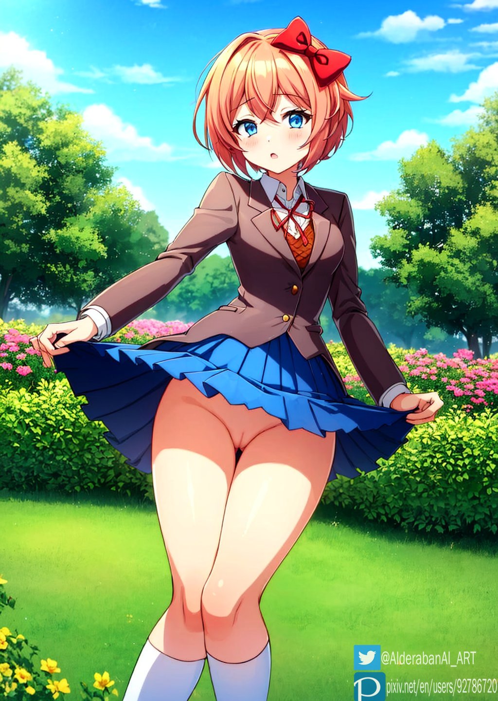 Sayori (Doki Doki Literature Club) Rule 34 Image