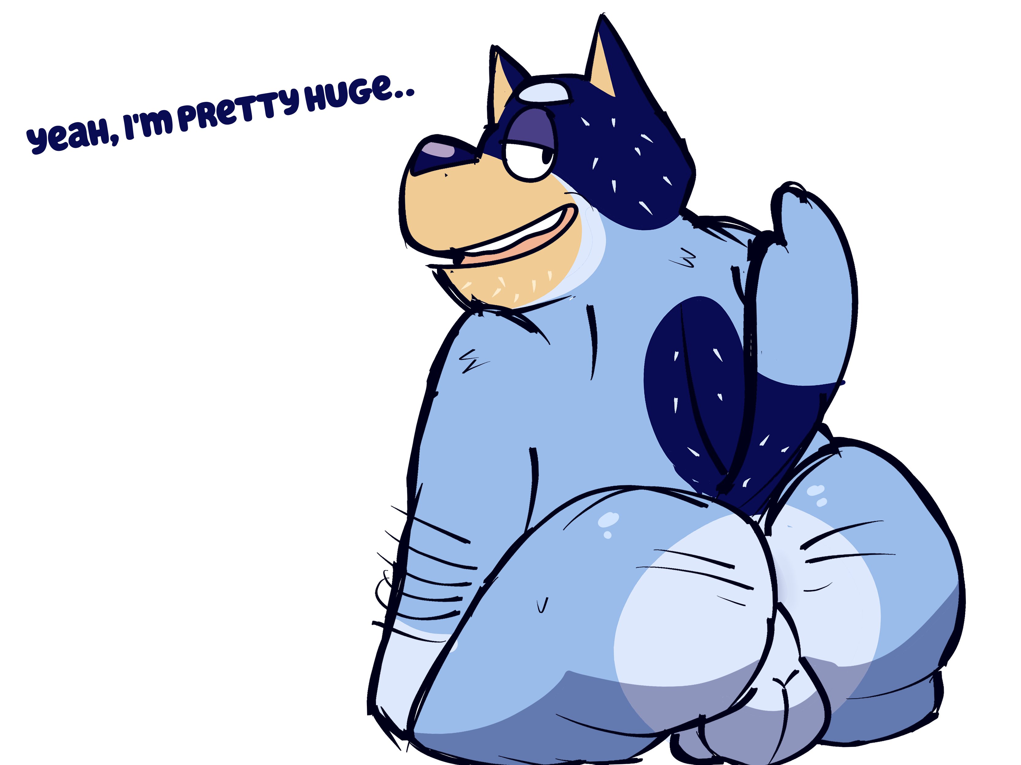 Bandit Heeler (Bluey (Series)) Rule 34 Image
