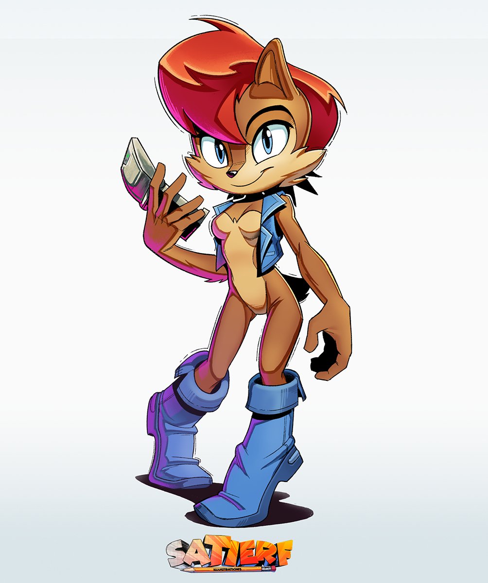 Sally Acorn (Sonic (Series)) Rule 34 Image