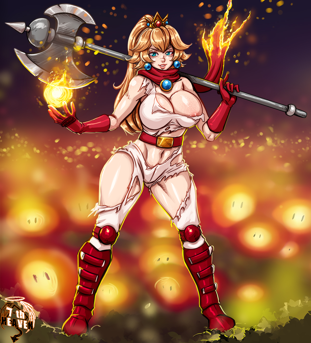 Fire Peach (Mario (Series)) Rule 34 Image