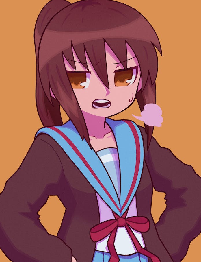 Kyonko (Suzumiya Haruhi No Yuuutsu) Rule 34 Image