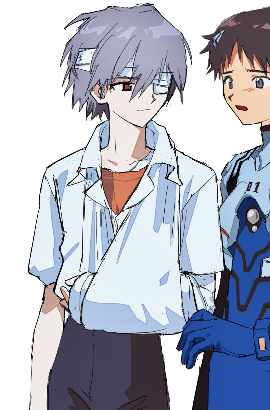 Ikari Shinji (Nagisa Kaworu) Rule 34 Image