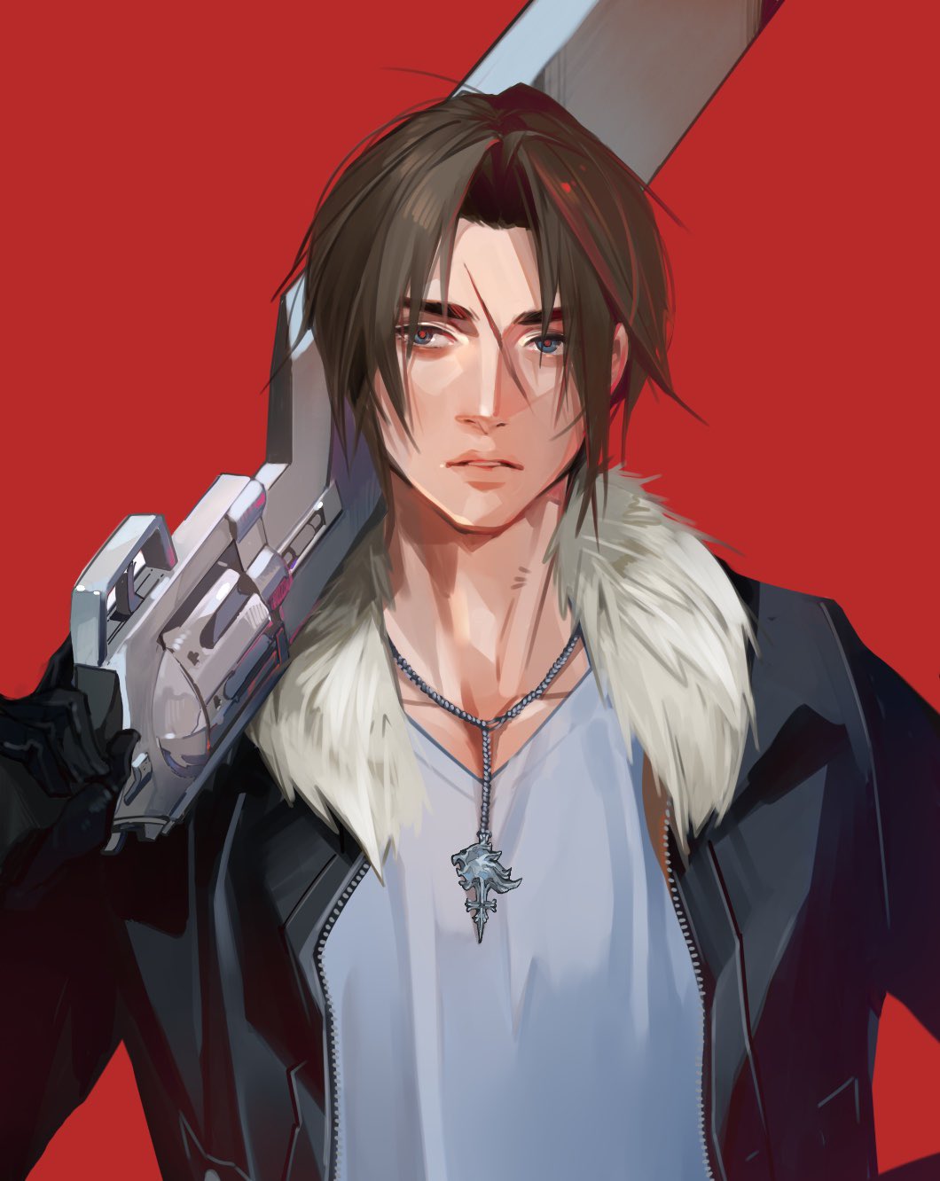 Squall Leonhart (Final Fantasy) Rule 34 Image
