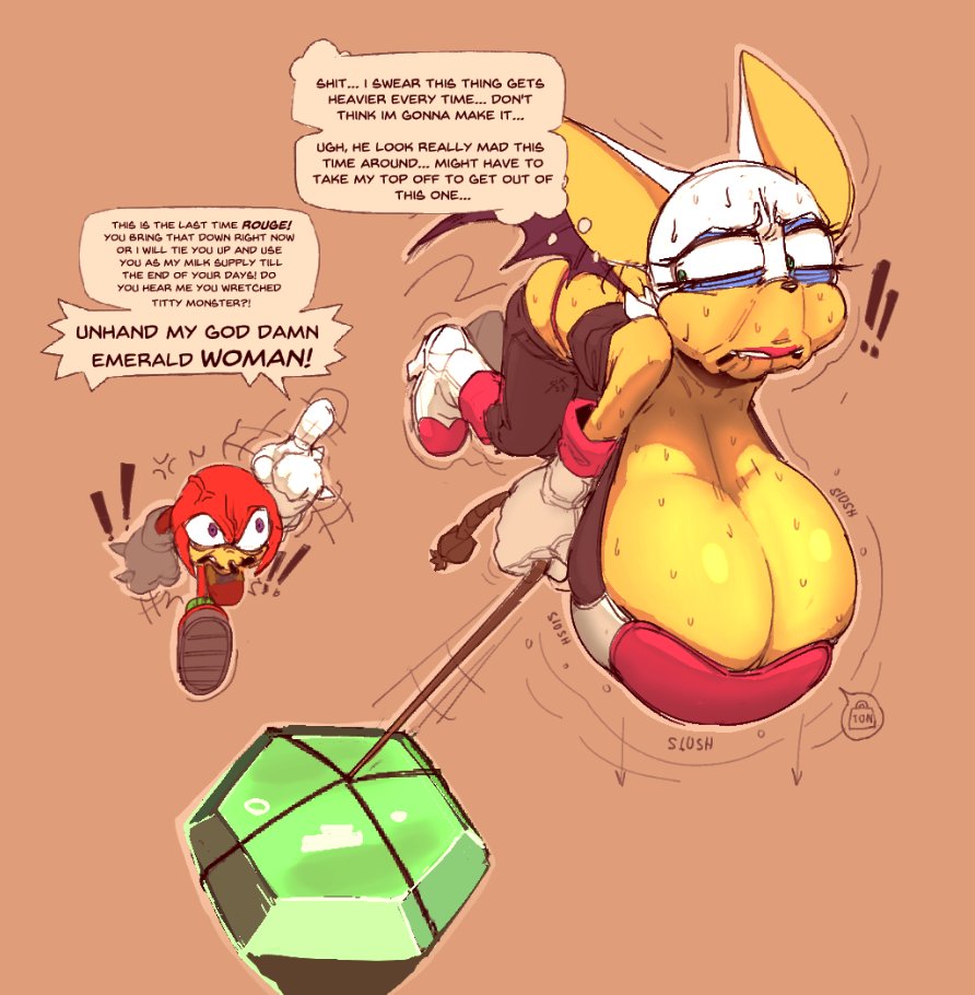 Knuckles The Echidna (Sonic (Series)) Rule 34 Image