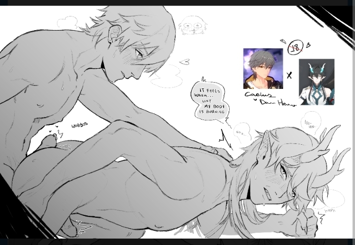 Caelus (Honkai: Star Rail) Rule 34 Image