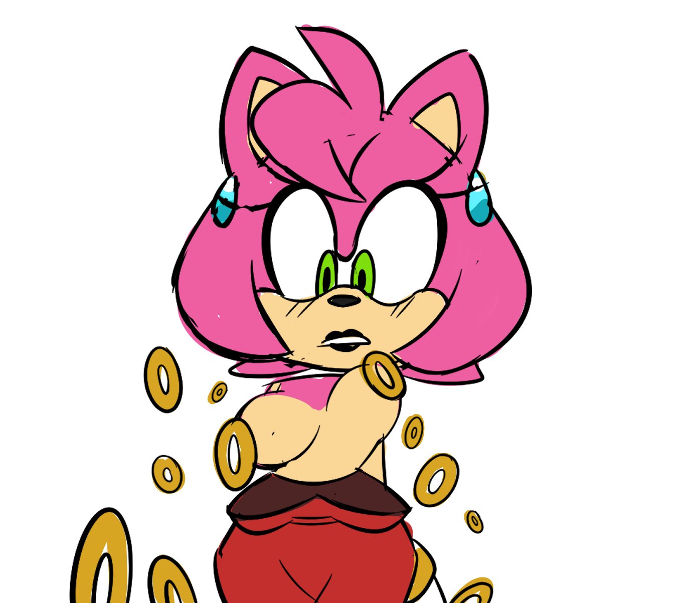 Amy Rose (Sega) Rule 34 Image