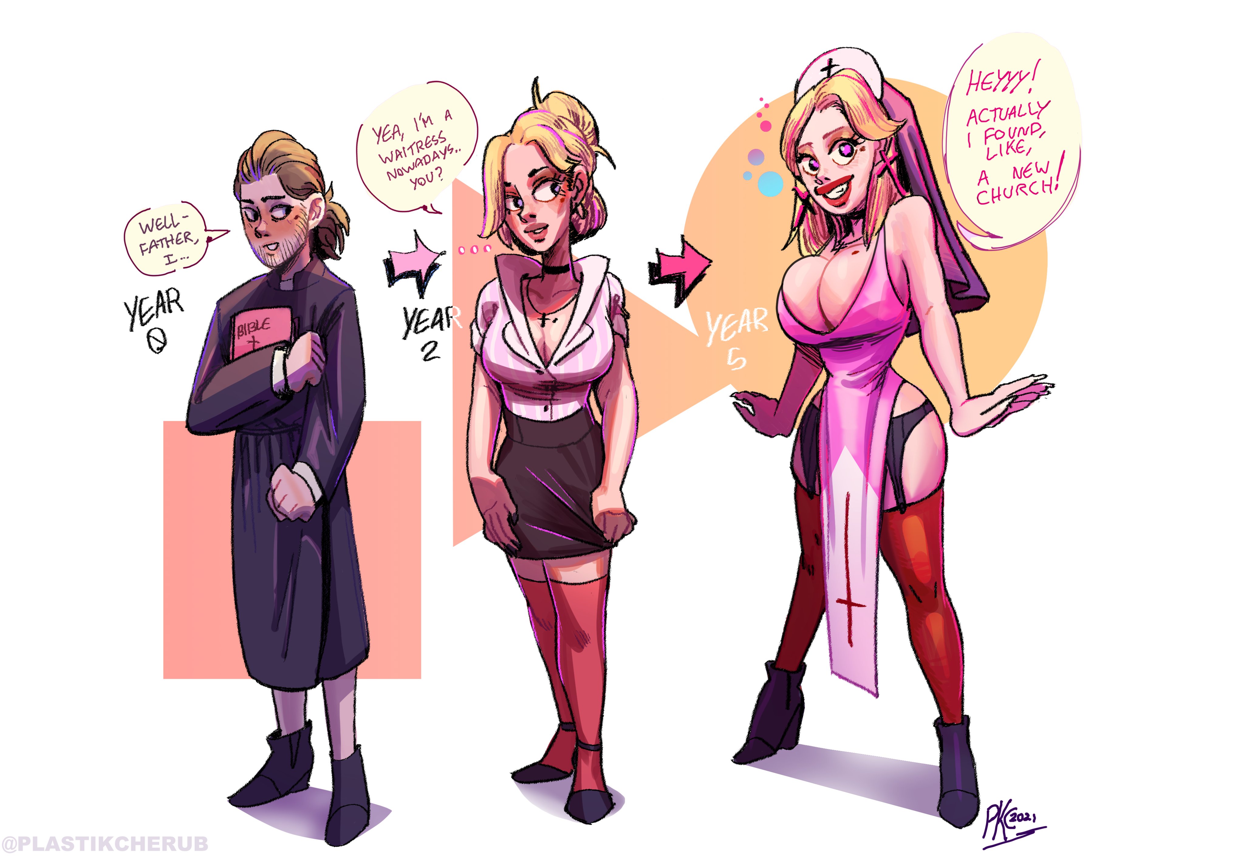 Genderswap (Mtf) Rule 34 Image