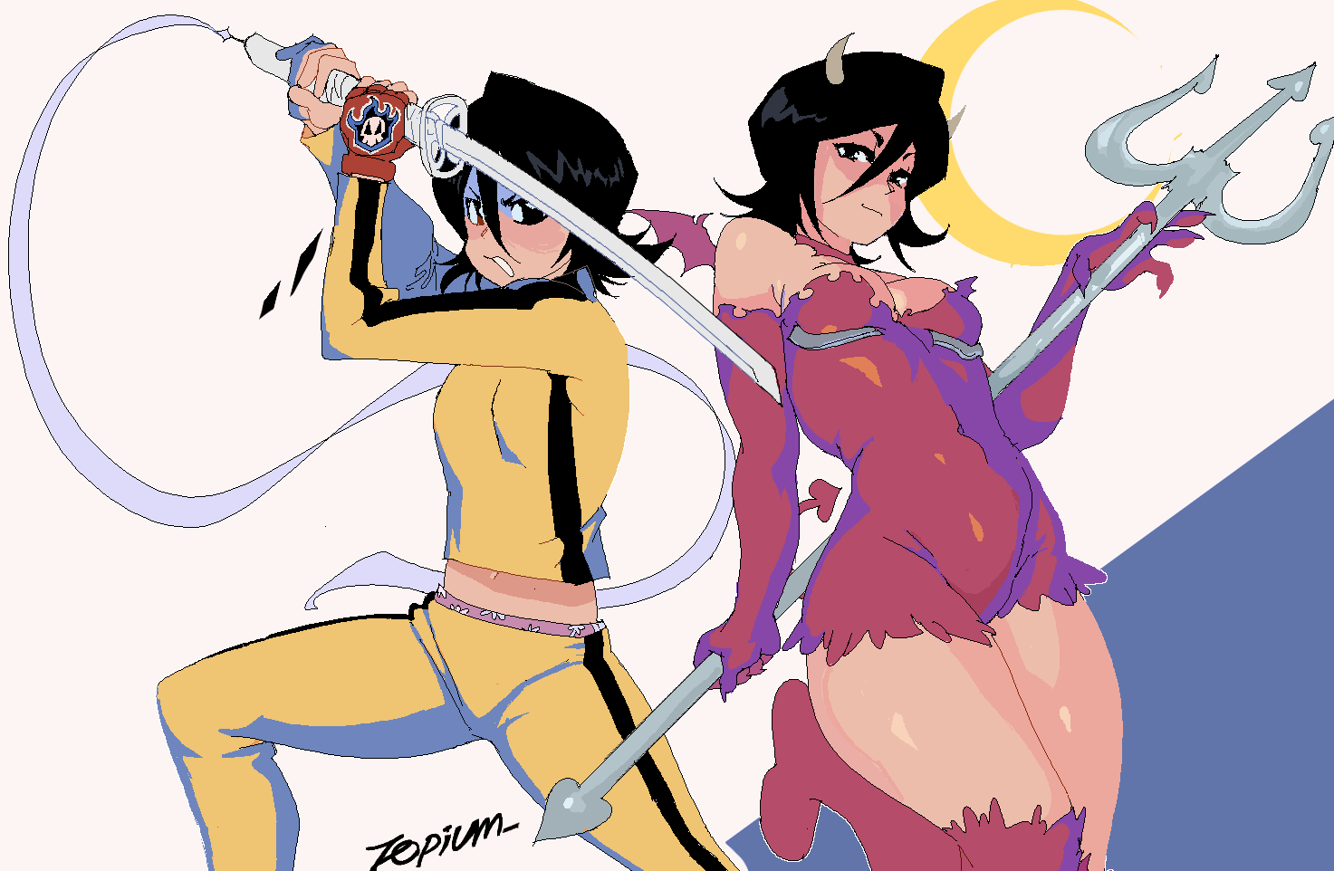 Kuchiki Rukia (Bleach) Rule 34 Image
