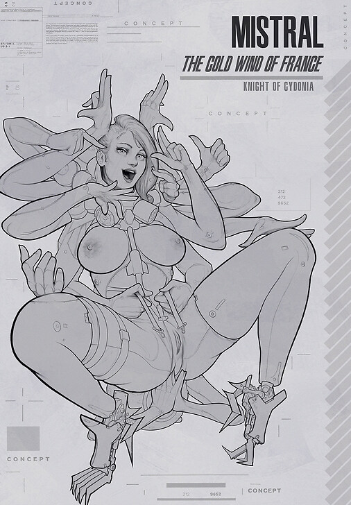 Mistral (Metal Gear Rising) Rule 34 Image
