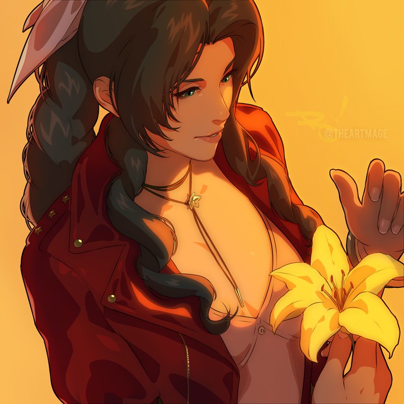 Aerith Gainsborough (Final Fantasy) Rule 34 Image