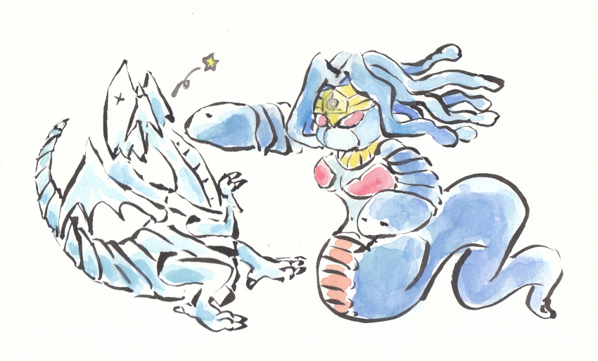 Blue-Eyes White Dragon (Vennominaga The Deity Of Poisonous Snakes) Rule 34 Image
