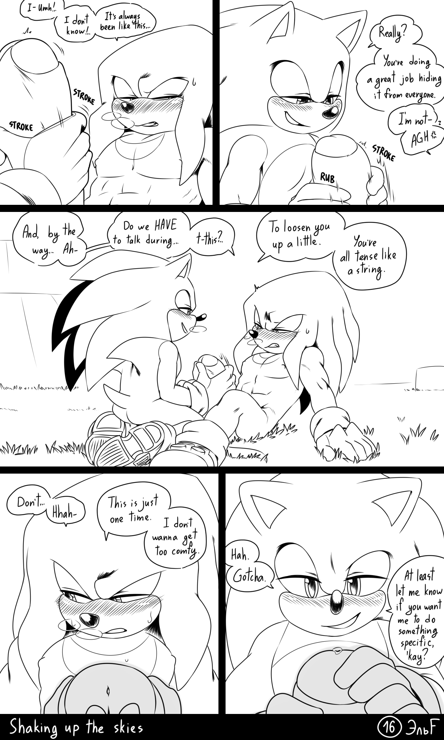 Knuckles The Echidna (Sega) Rule 34 Image