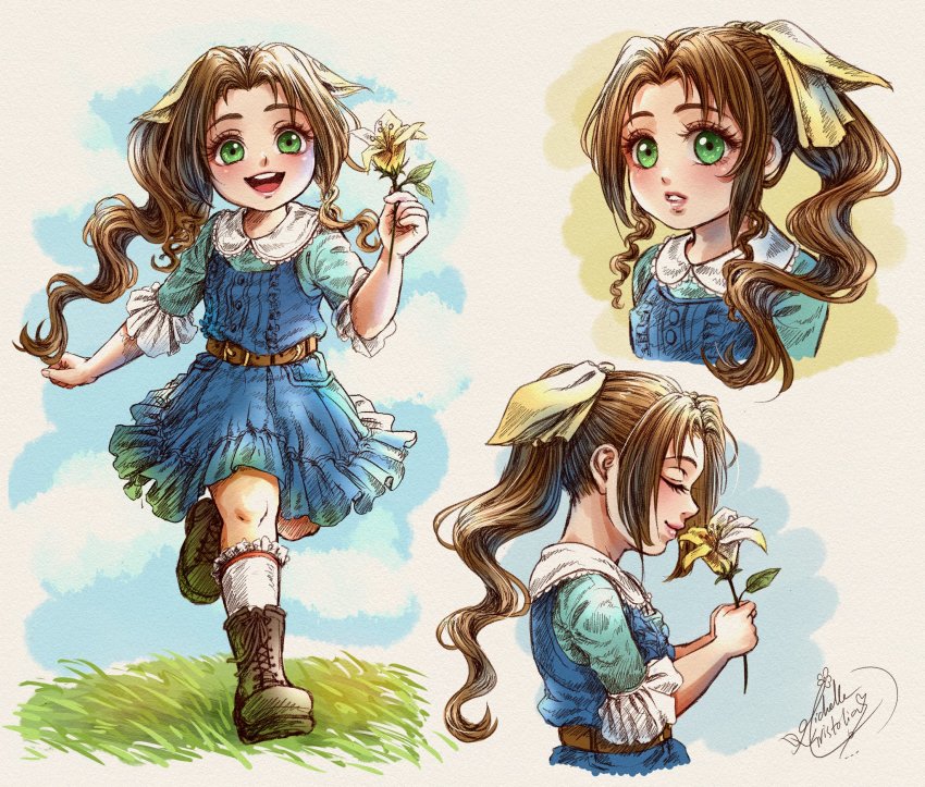 Aerith Gainsborough (Final Fantasy) Rule 34 Image