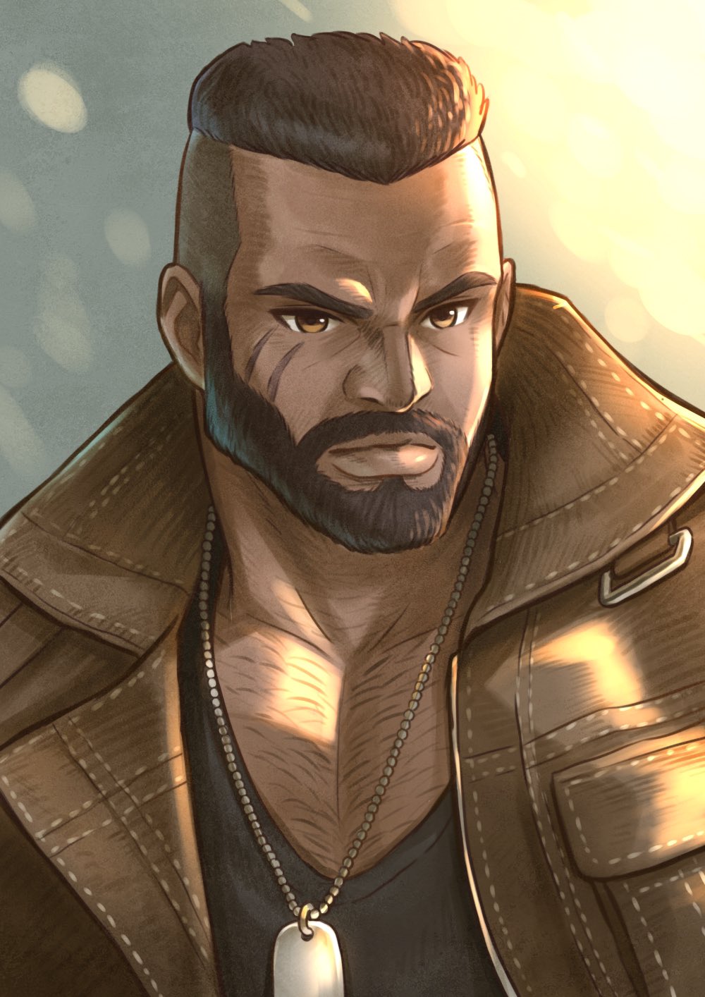 Barret Wallace (Final Fantasy) Rule 34 Image