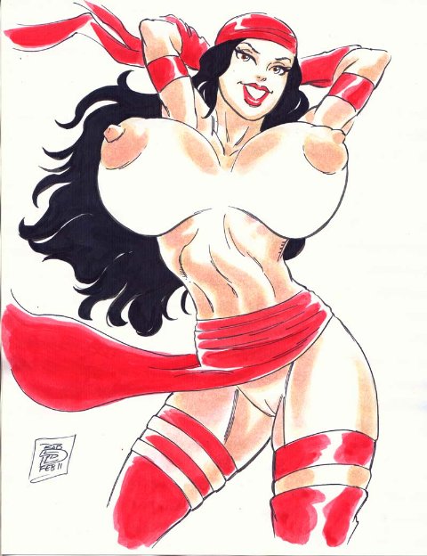 Elektra Natchios (Daredevil (Series)) Rule 34 Image