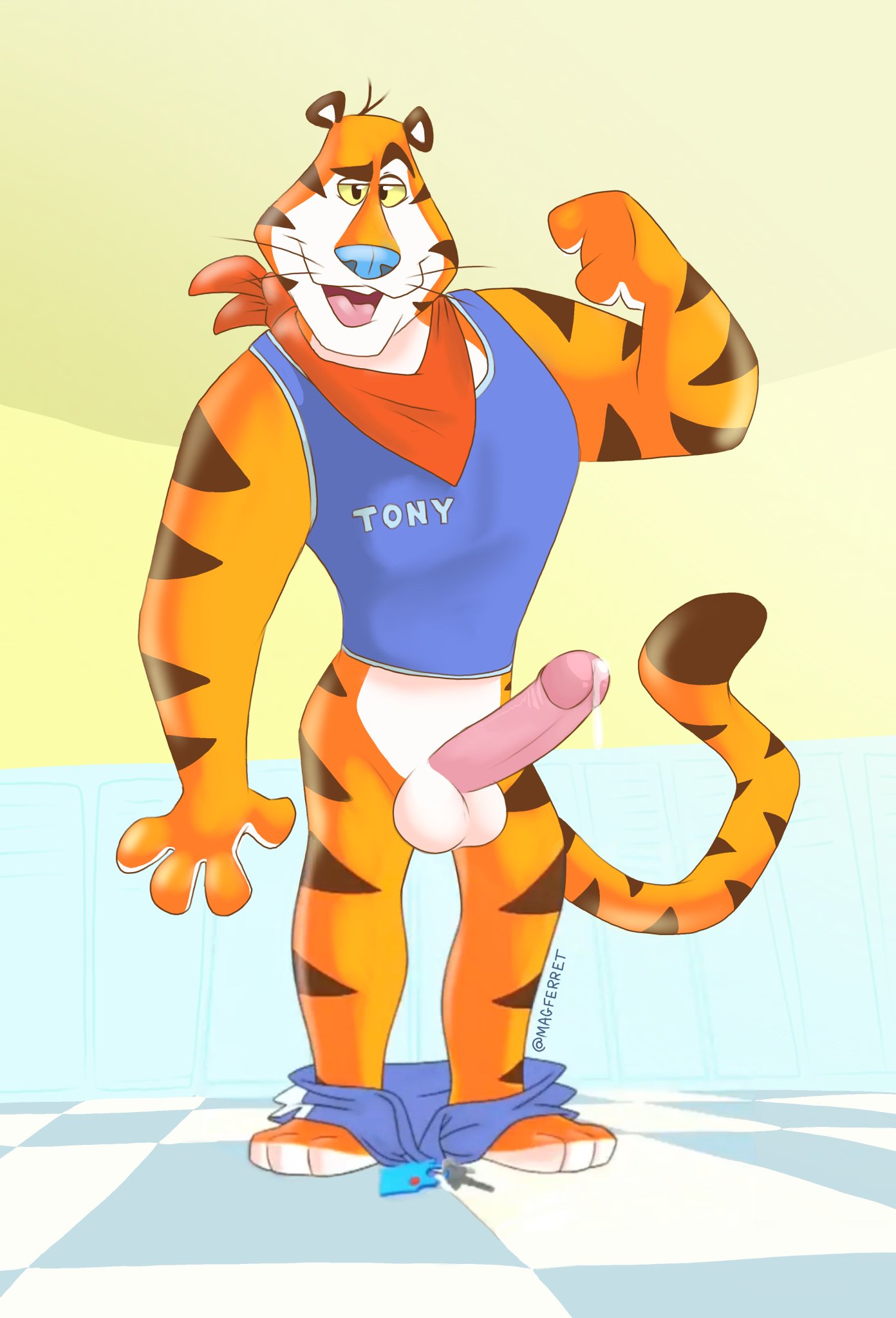 Tony The Tiger (Frosted Flakes) Rule 34 Image