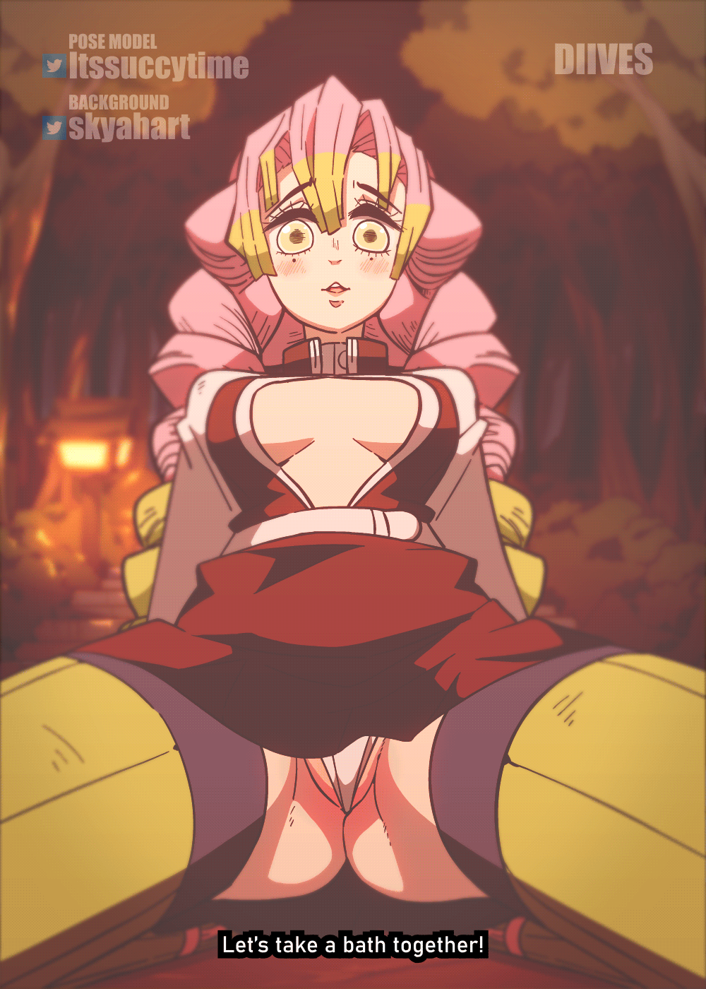 Pantyshot (Sitting) Rule 34 Image