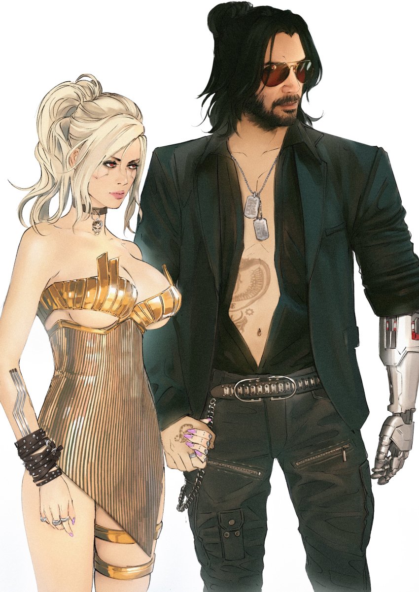 Johnny Silverhand (Cyberpunk (Series)) Rule 34 Image