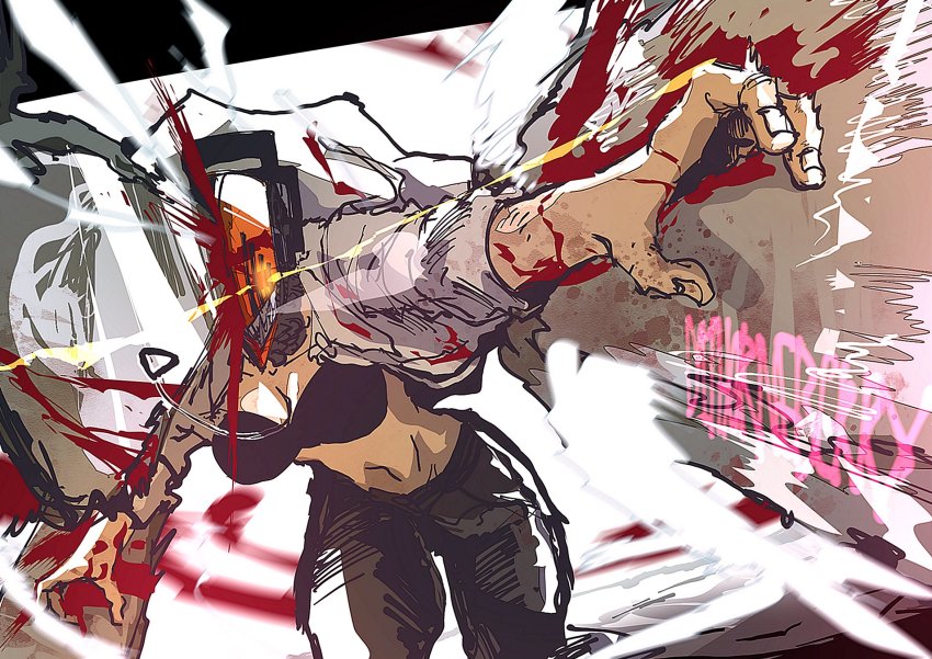 Denji (Chainsaw Man) Rule 34 Image
