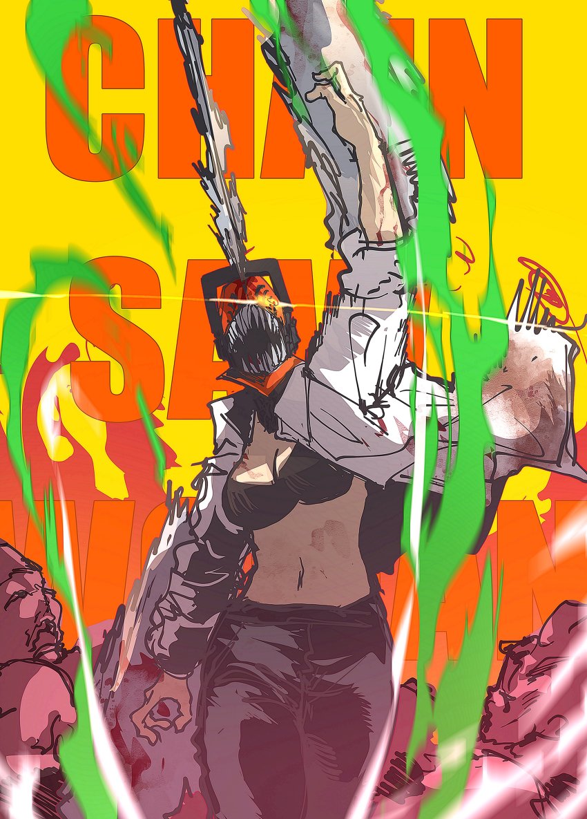 Denji (Chainsaw Man) Rule 34 Image