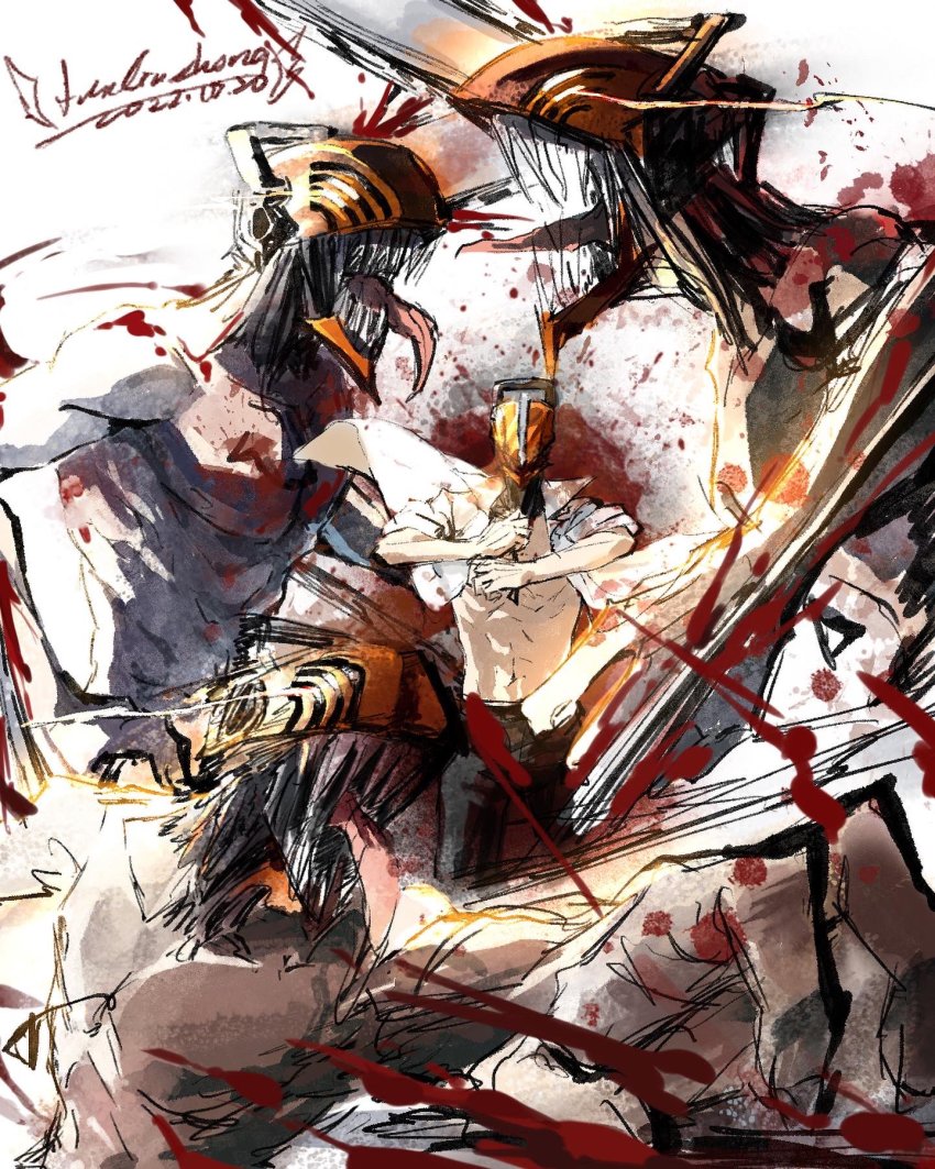 Denji (Chainsaw Man) Rule 34 Image