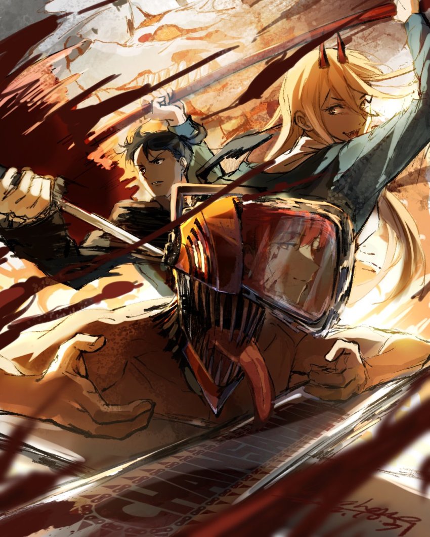 Denji (Chainsaw Man) Rule 34 Image