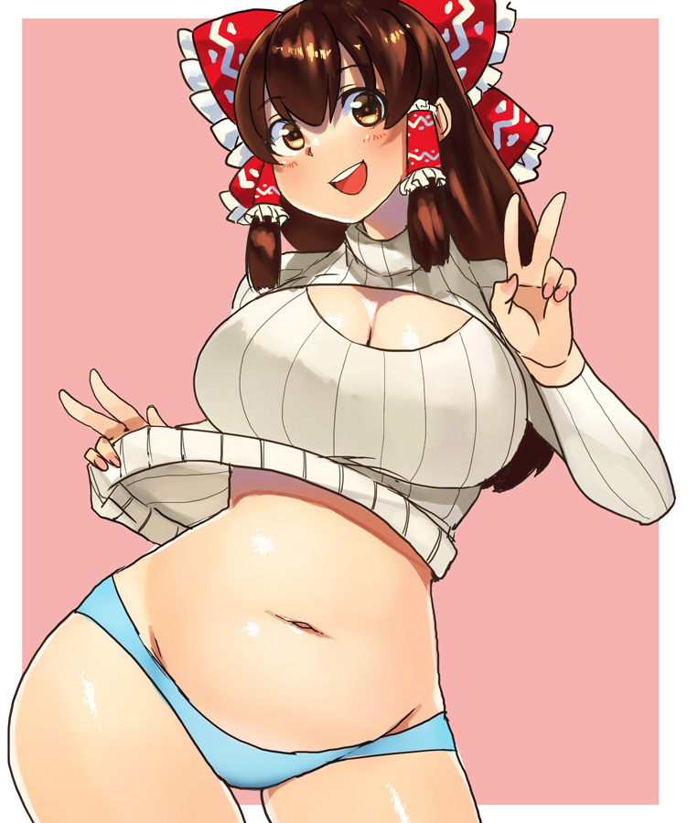 Hakurei Reimu (Cookie (Touhou)) Rule 34 Image